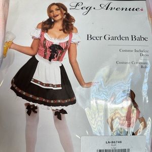 Leg Avenue Oktoberfest Dress and Matching Thigh Highs